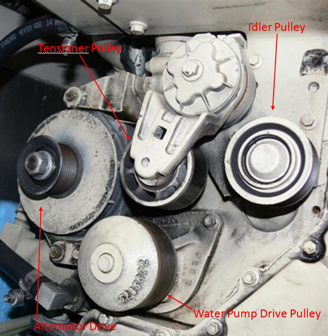 cummins tensioner pulley