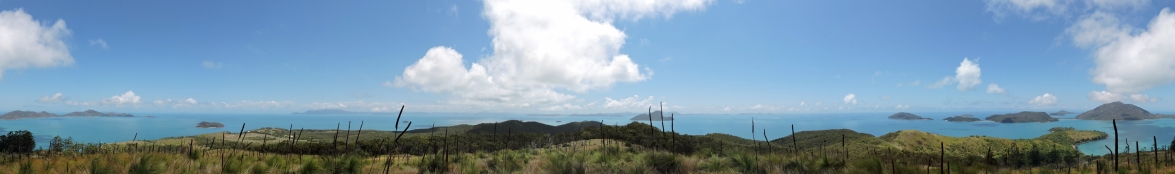 View from Mt Oldfield, Lindeman Island