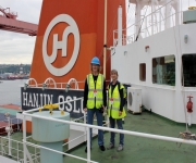 On Board the Hanjin Oslo
