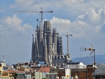 View to La Sagrada Familia from Almanac Barcelona