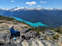 Cheakamus Lake from Flute Summit, High Note Trail, Whistler