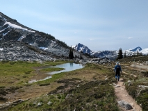 Decker Tarn from Decker Loop, Blackcomb