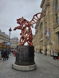 Angel Bear by Richard Texier outside Gare du Nord