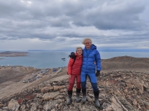 Hiking at Ittoqqortoormiit, Greenland