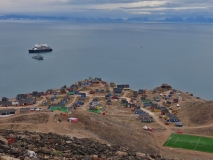 Hiking at Ittoqqortoormiit, Greenland