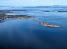Trail Island off Victoria on flight to Seattle