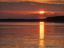 Sunset, Amazon River