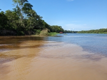 Whitewater/blackwater boundary, Amazon River