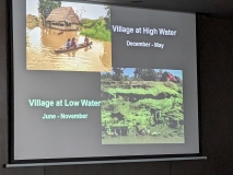 Same house at high and low water on Amazon River