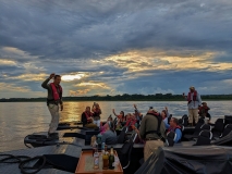 Cocktails adrift on Amazon River