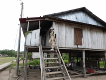 Village visit, Amazon River