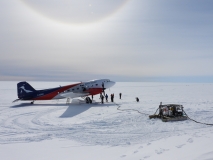 Refueling en route to Atka Bay