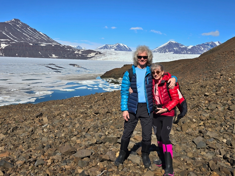 HIking in Bruce Fjord, Greenland