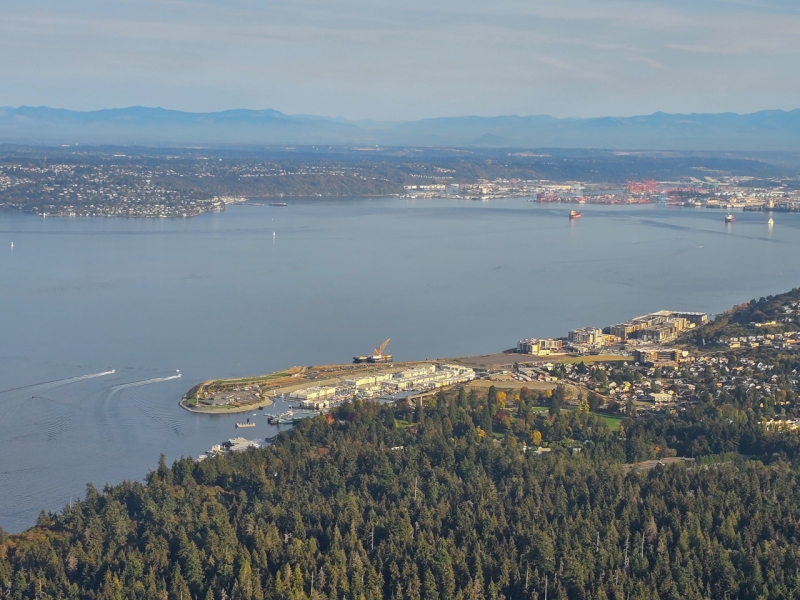 Point Ruston, Helicopter Tour