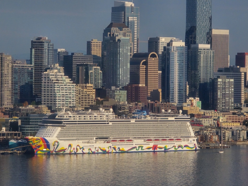 Seattle Skyline on Helicopter Tour