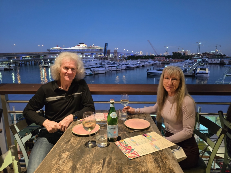 Miami before Norwegian Joy Caribbean Cruise