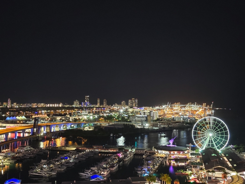 Miami before Norwegian Joy Caribbean Cruise