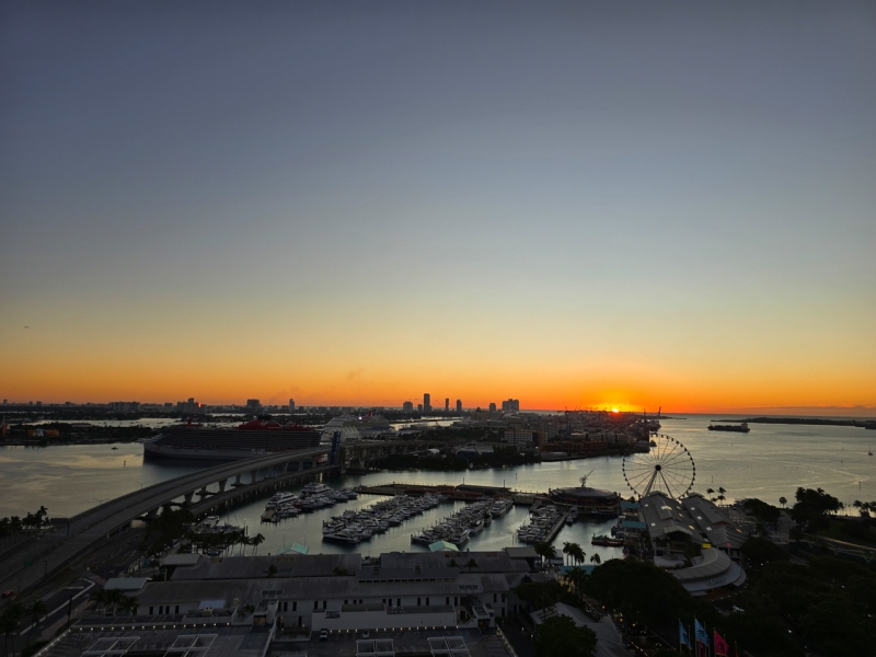 Miami before Norwegian Joy Caribbean Cruise