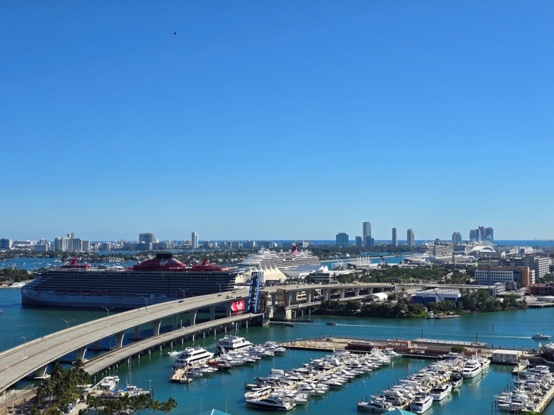 Miami before Norwegian Joy Caribbean Cruise