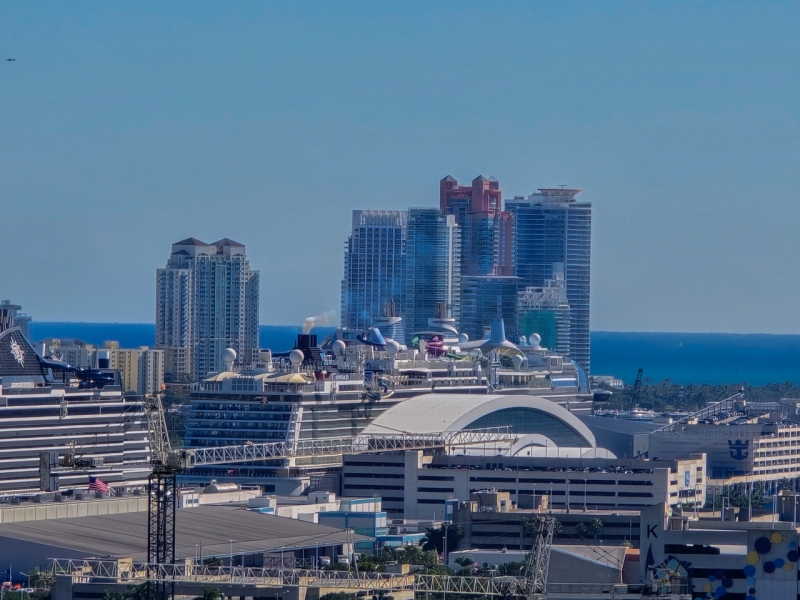 Miami before Norwegian Joy Caribbean Cruise