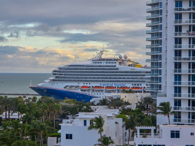 Miami after Norwegian Joy Caribbean Cruise