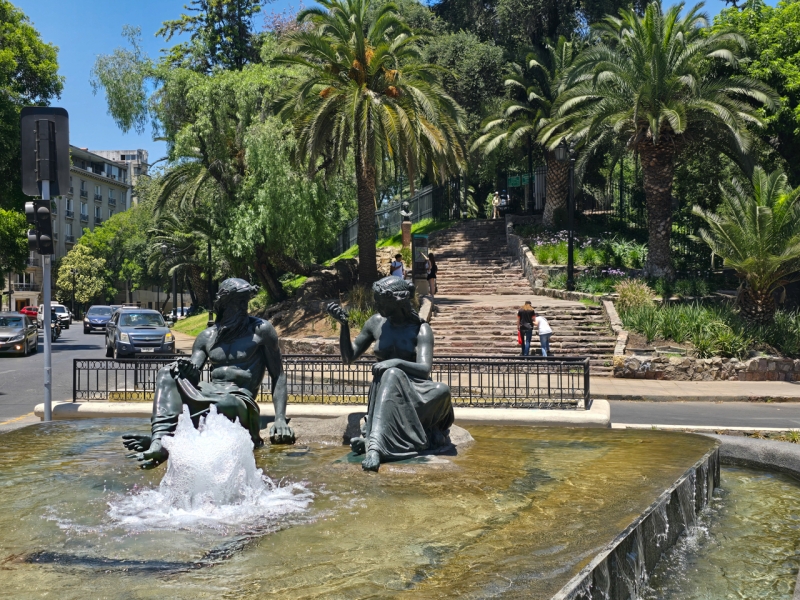 Neptune and Amphitrite, Santiago